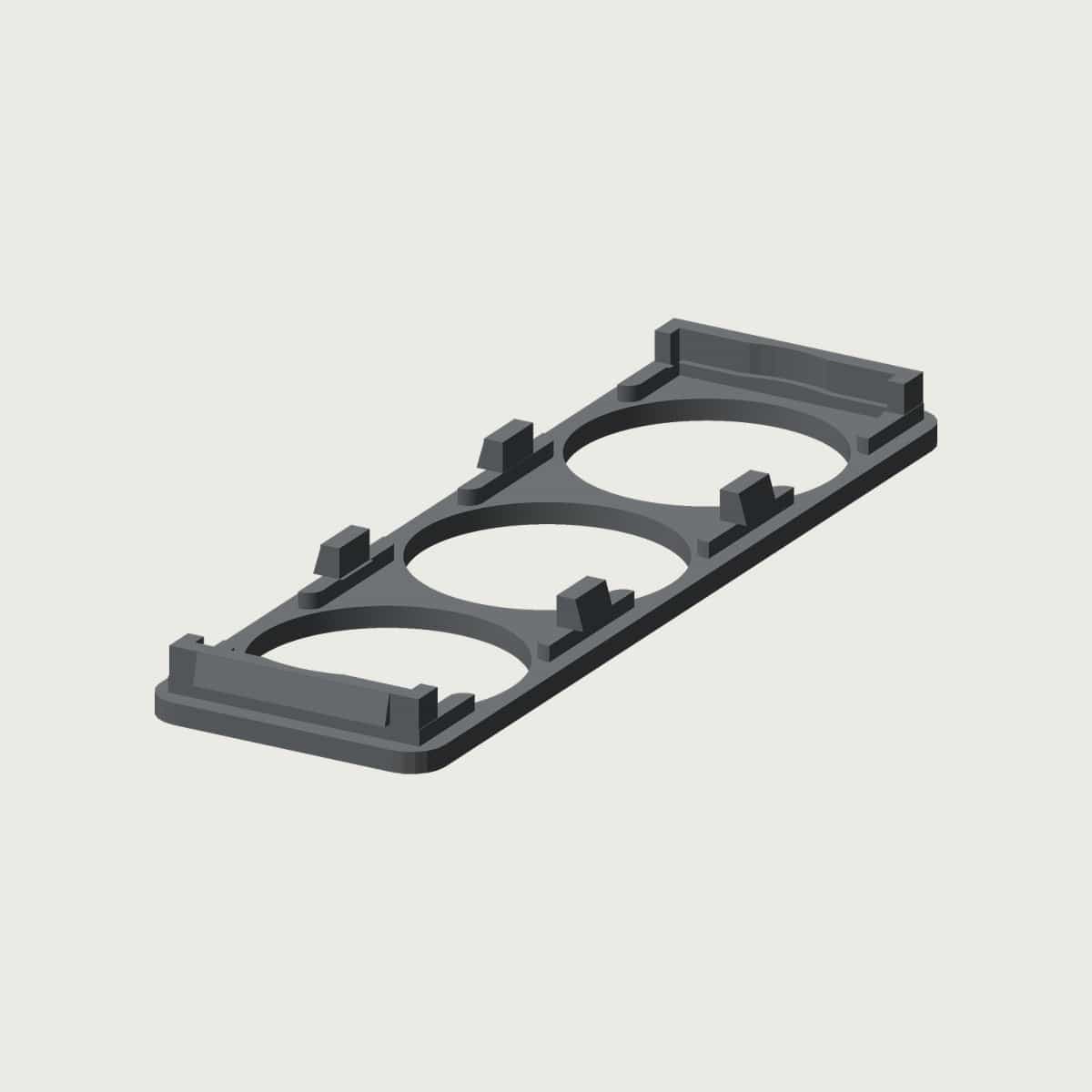 BMW E30 Radio Delete 52mm Gauge Panel, image 1 of 5