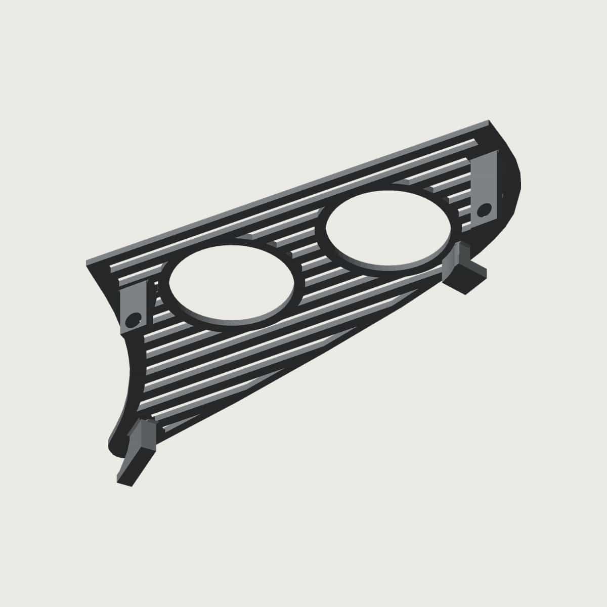 BMW E36 Twin 52mm Centre Vent Gauge Pod, image 4 of 5