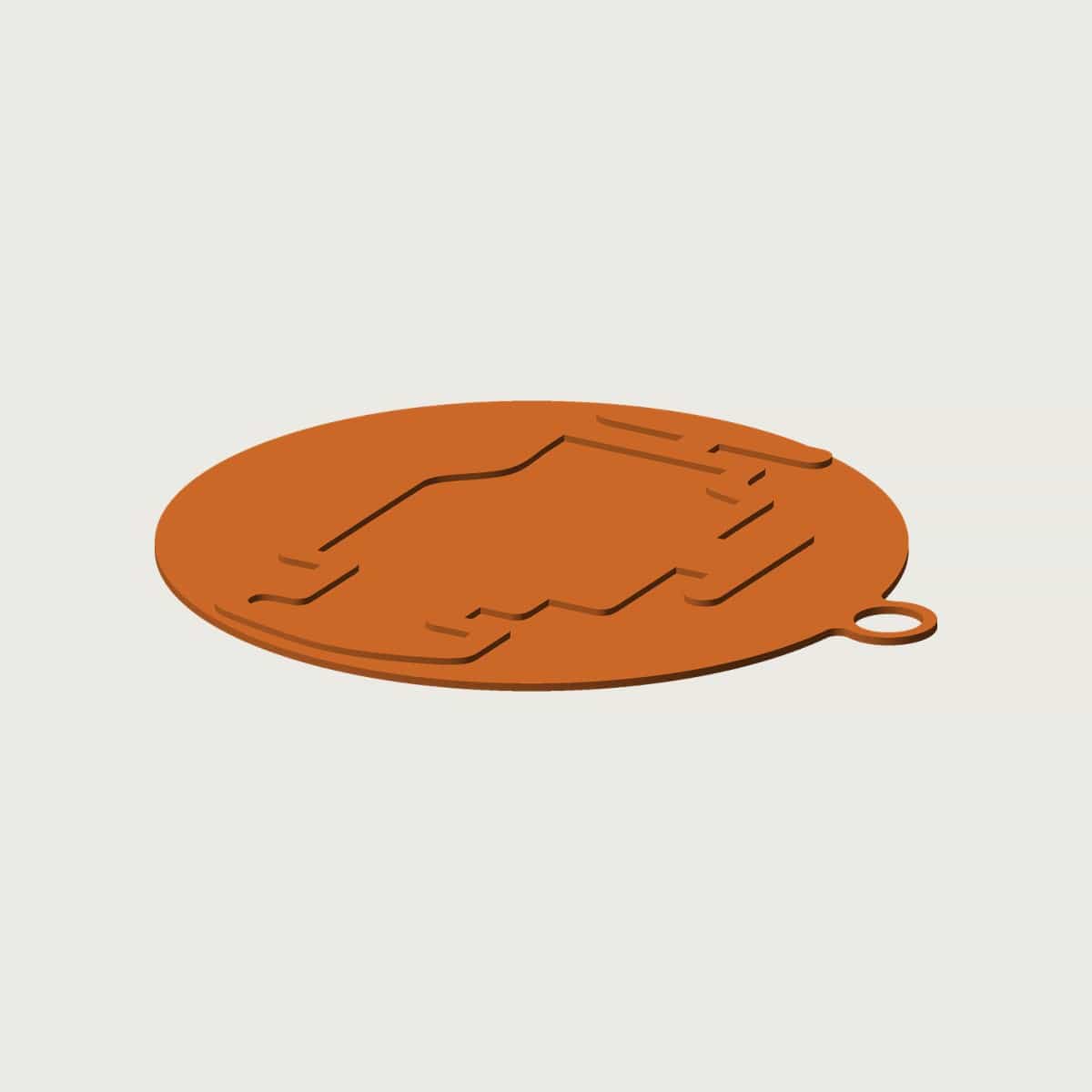 Car Warning Light Christmas Ornaments, image 1 of 6
