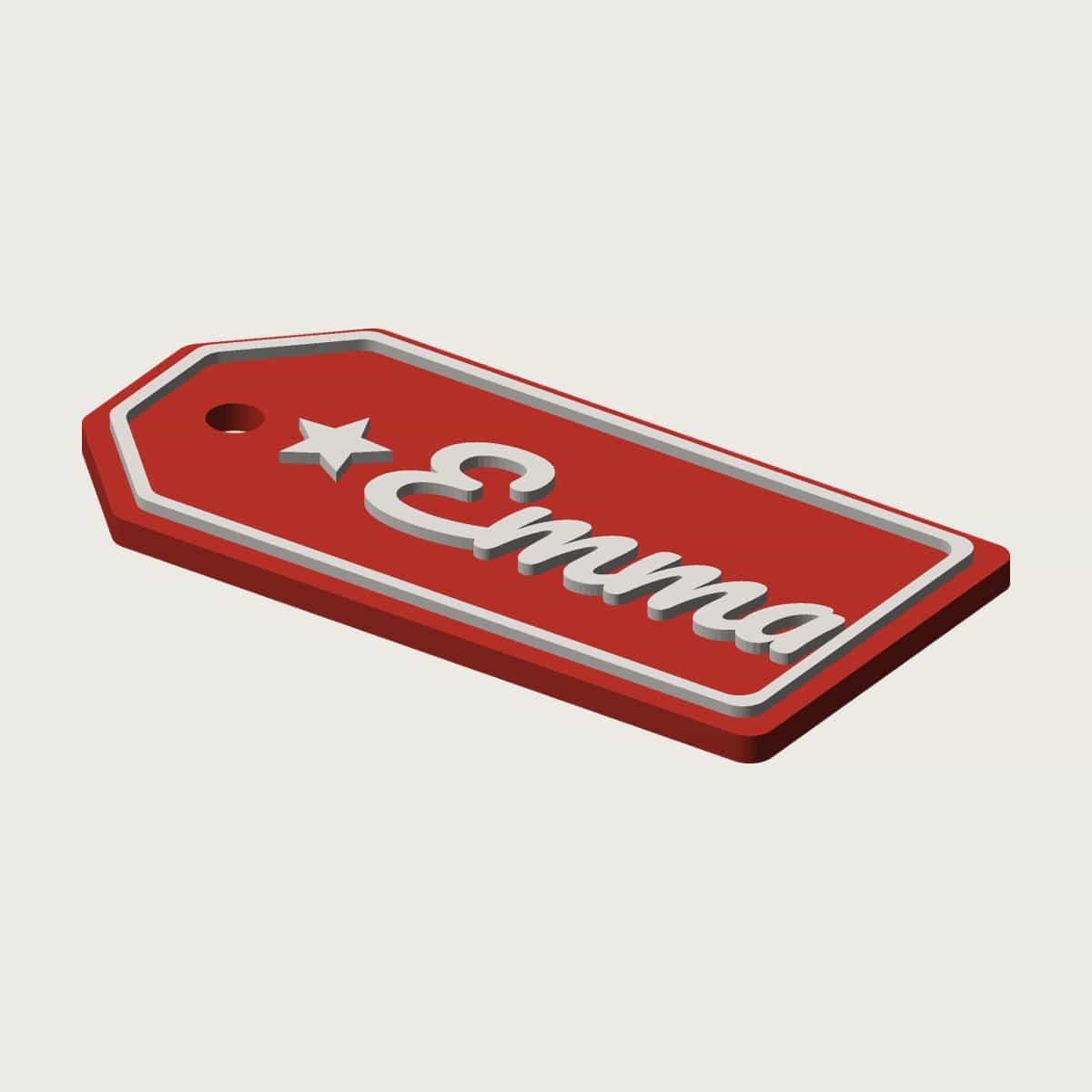Personalised Christmas Gift Tag, image 3 of 7