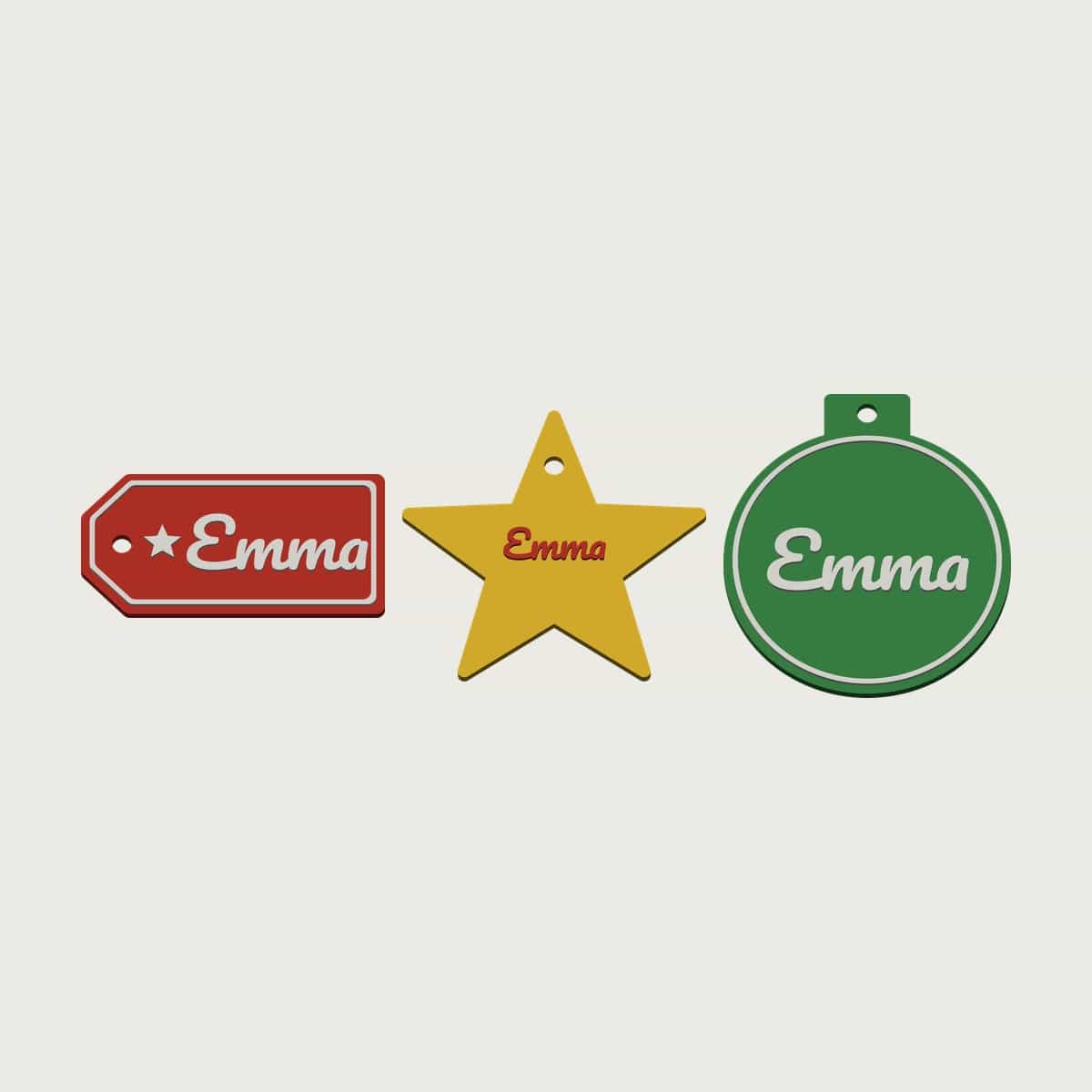 Personalised Christmas Gift Tag, image 7 of 7