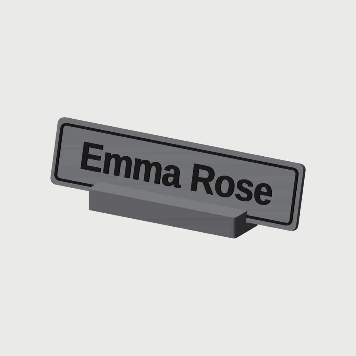 Personalised Desk Name Plate, image 2 of 4