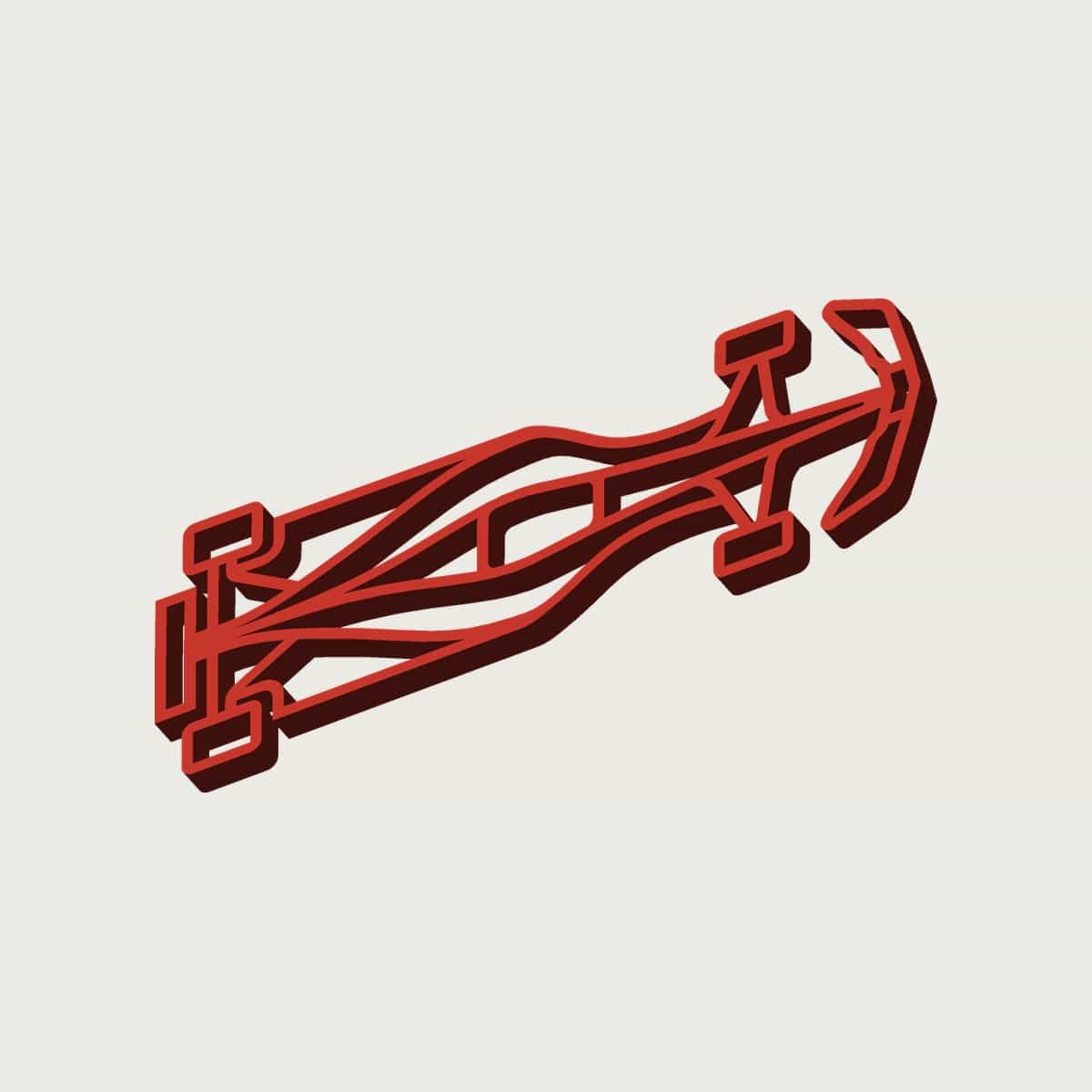 F1 Car Keyring, image 4 of 5