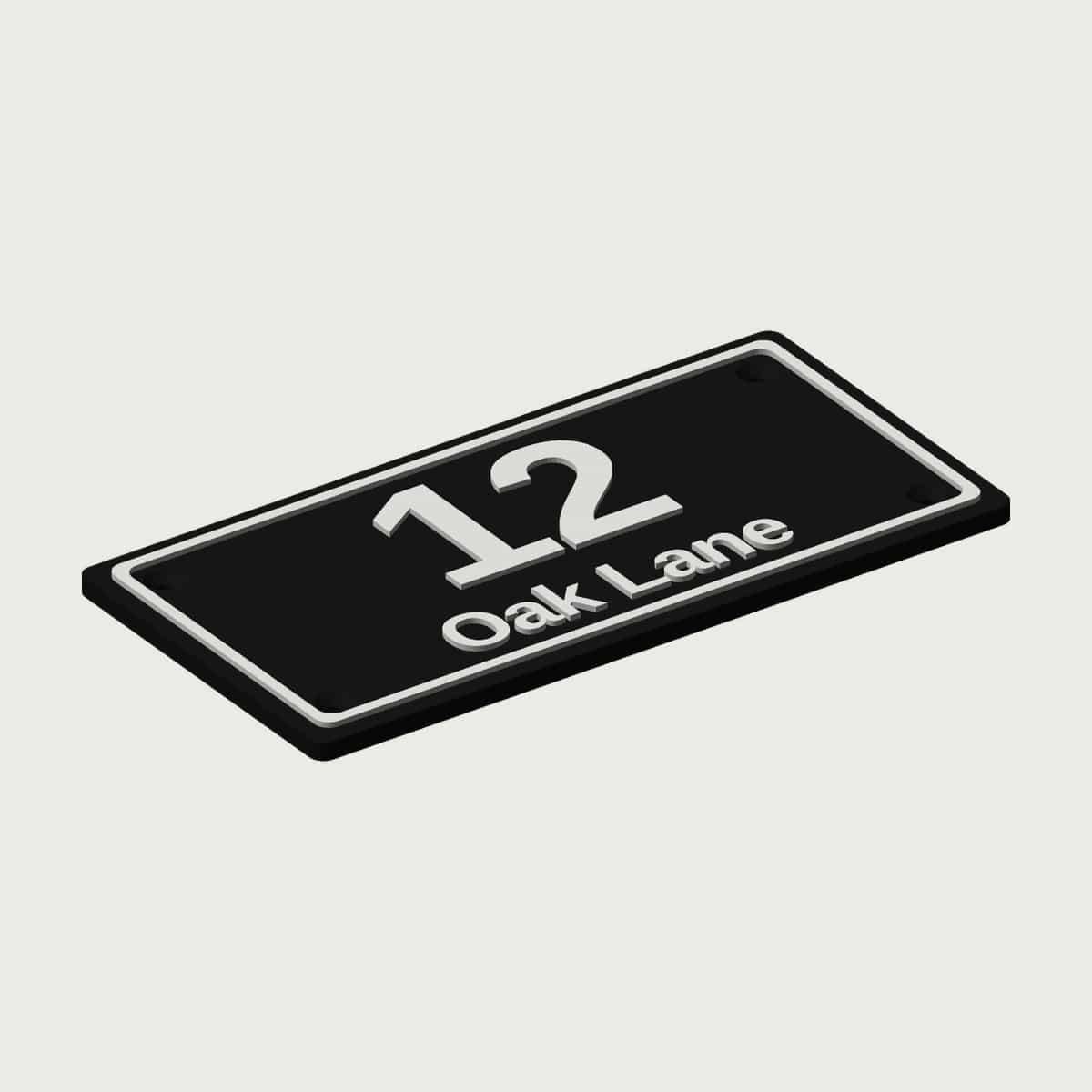 Personalised House Number Sign, image 2 of 7