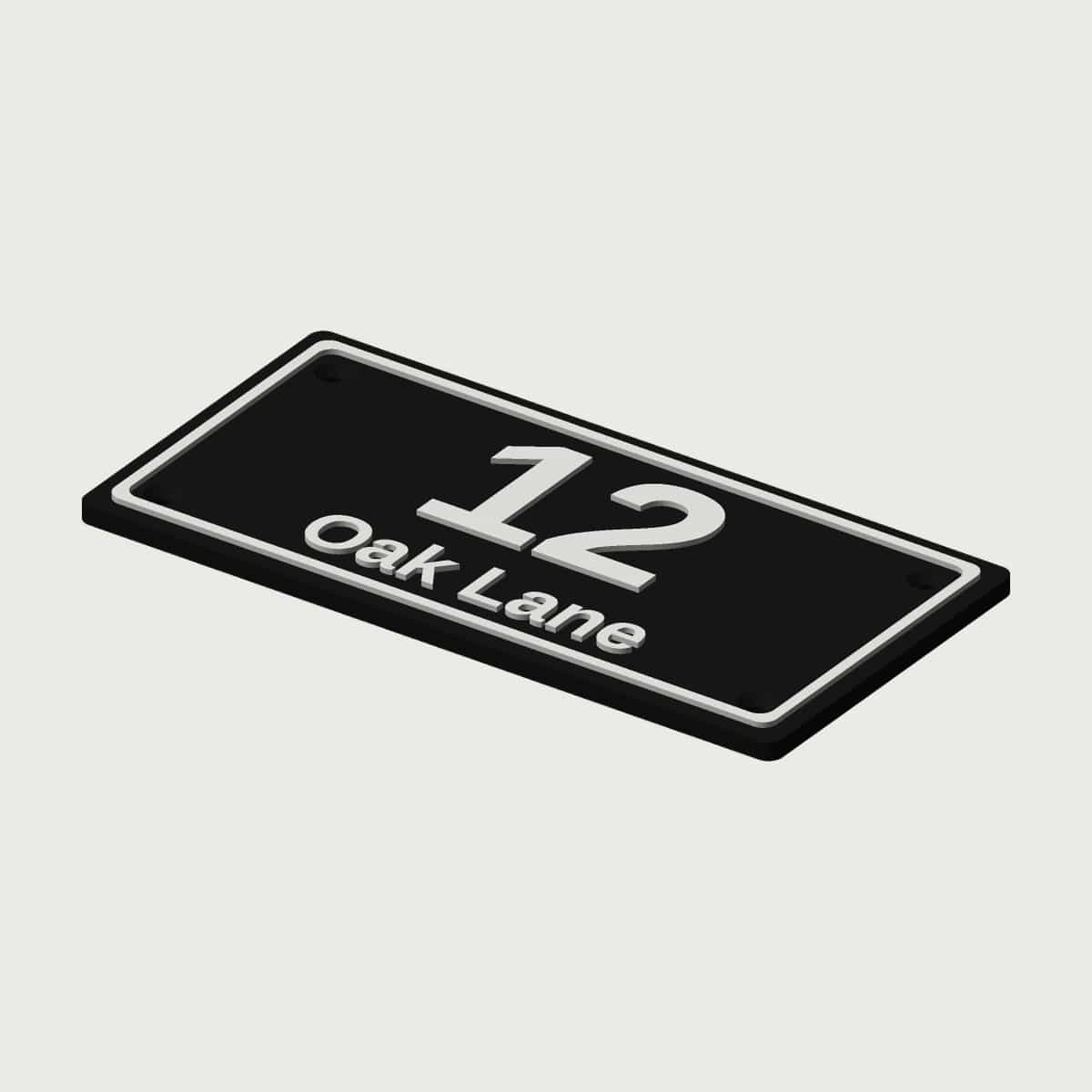 Personalised House Number Sign, image 3 of 7
