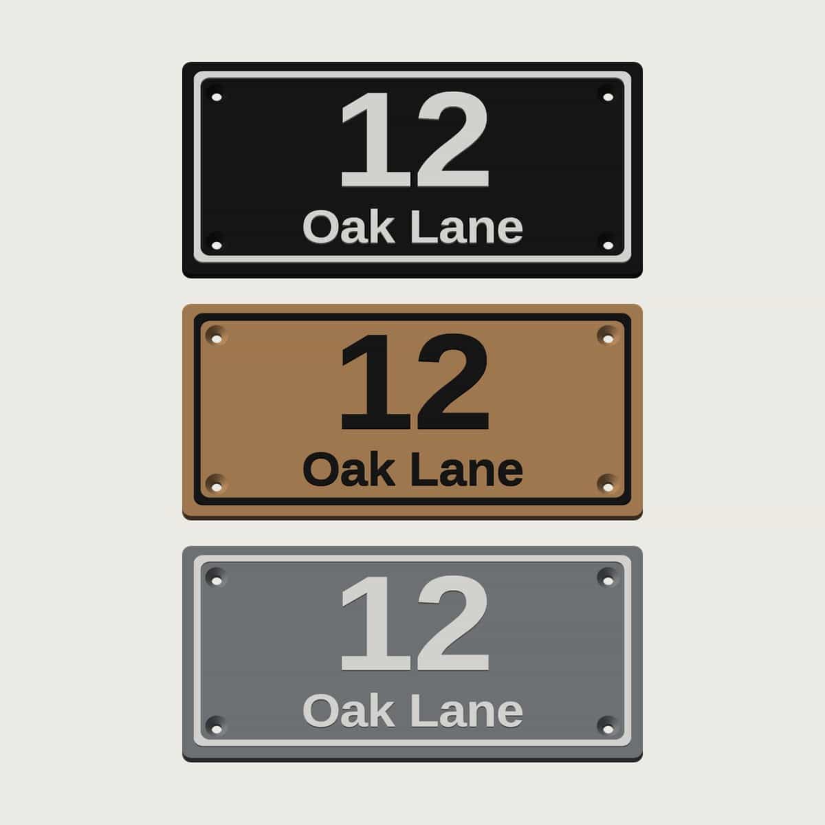 Personalised House Number Sign, image 6 of 7
