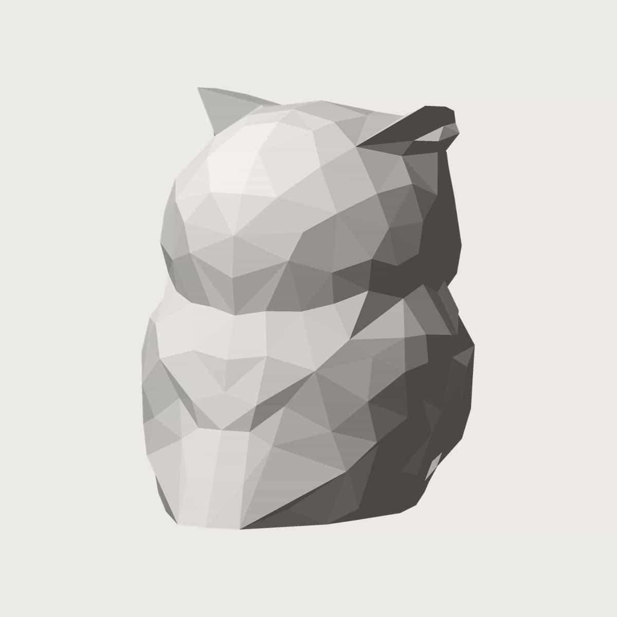 Low Poly Owl Lamp, image 3 of 5