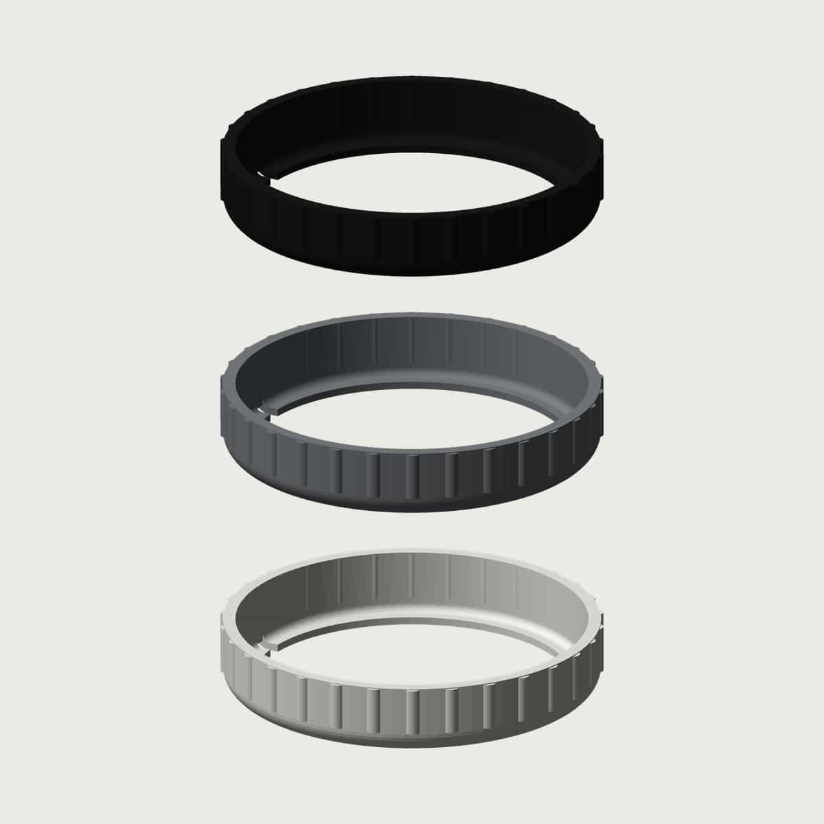 Mazda MX-5 NC Heater Control Rings (Set of 3), image 5 of 5