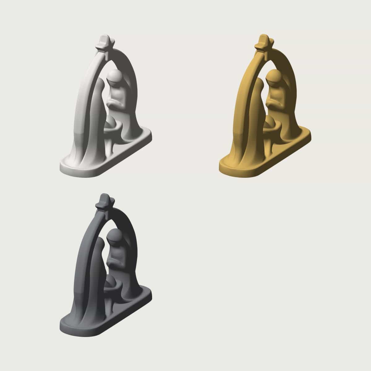 Minimalist Nativity Scene, image 5 of 5