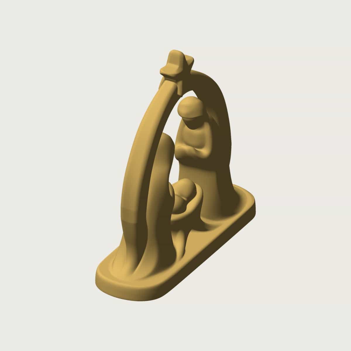 Minimalist Nativity Scene, image 2 of 5