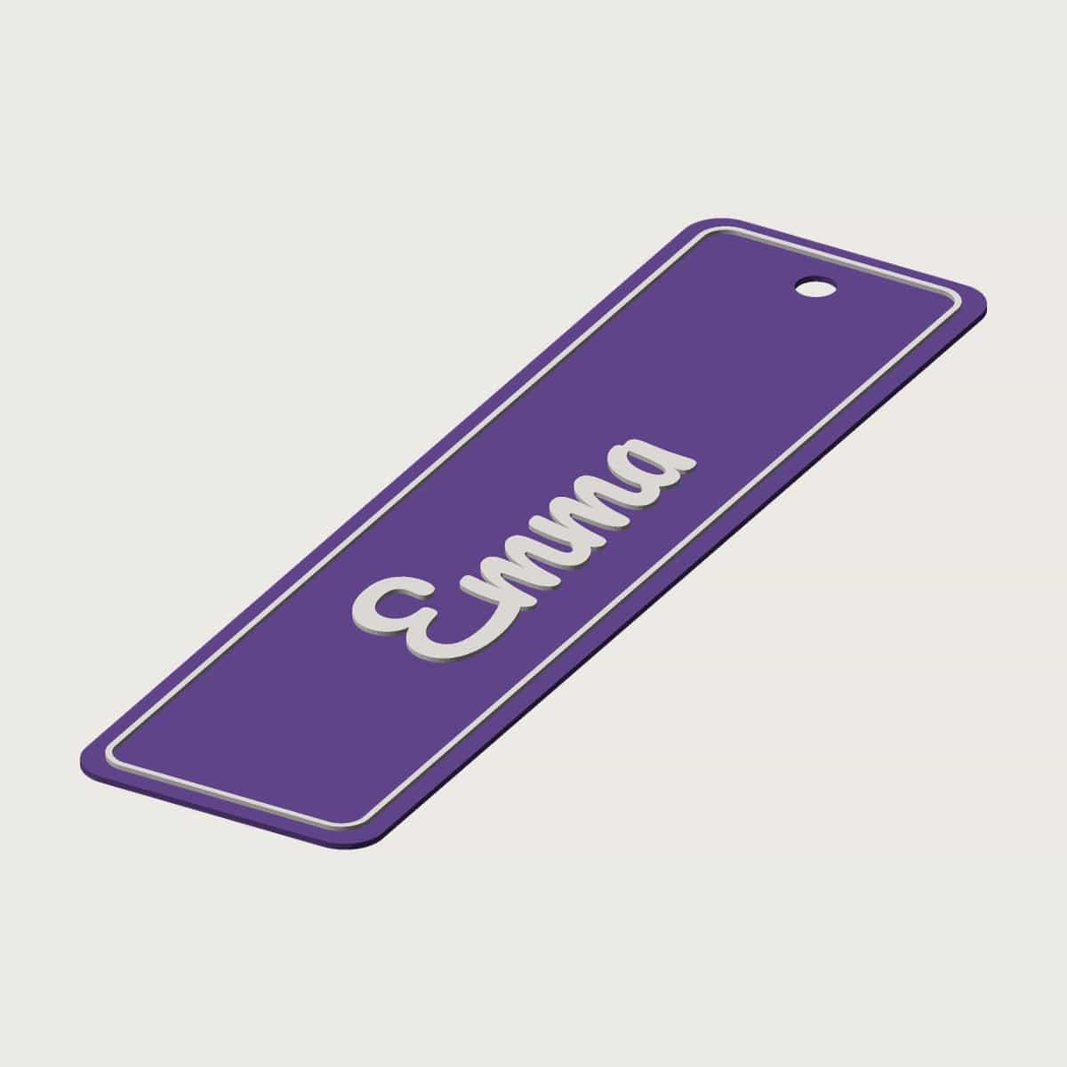 Personalised Name Bookmark, image 2 of 6