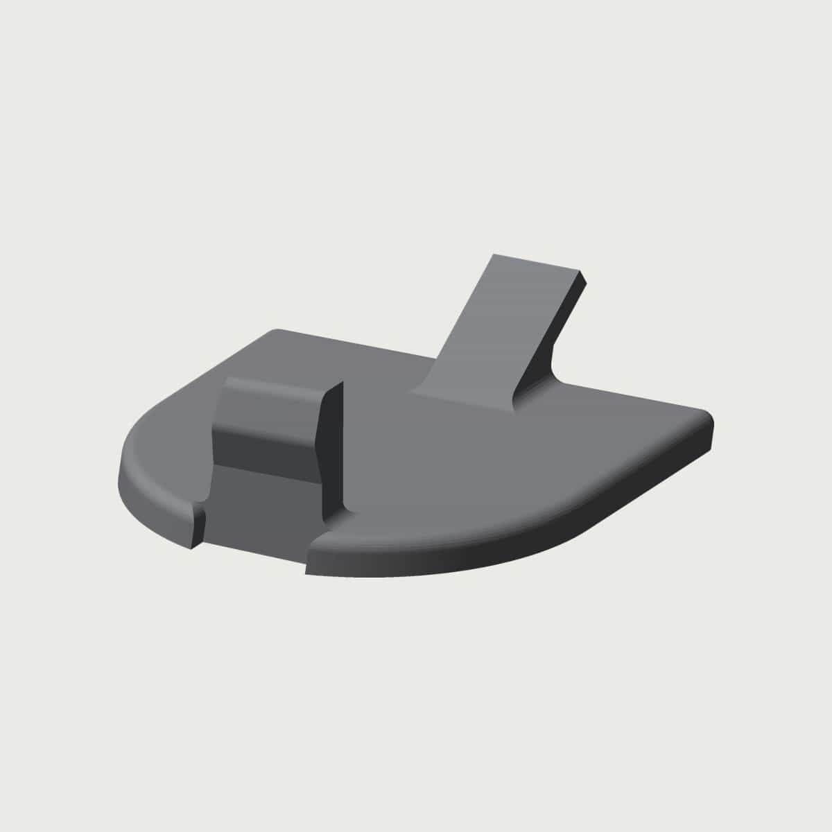 Abarth 500/595 Rear Tow Hook Cover
