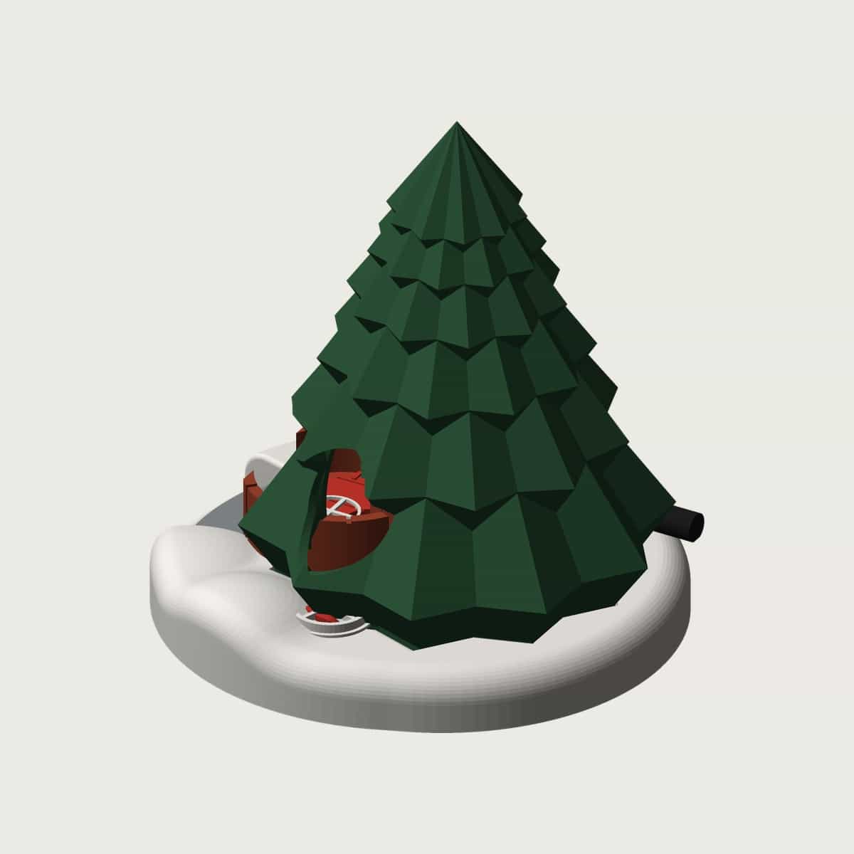 Christmas Tree Fairy House, image 2 of 5