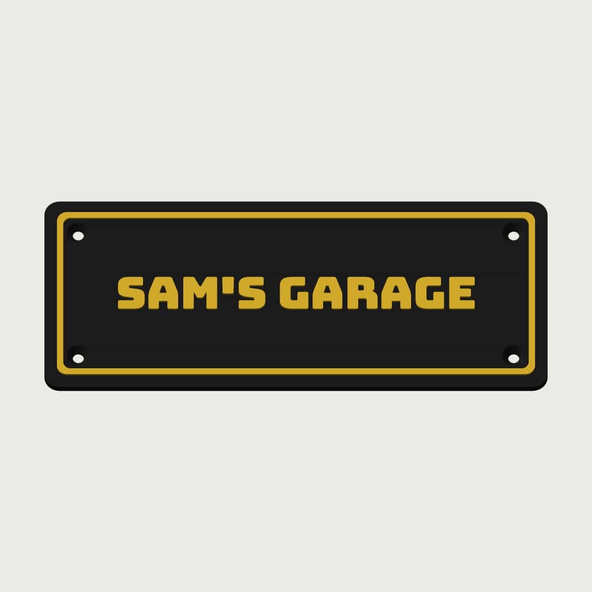 Personalised Garage Sign, image 1 of 6