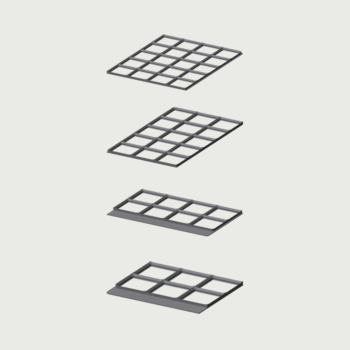 Gridfinity Base for IKEA Alex Drawers, image 6 of 6