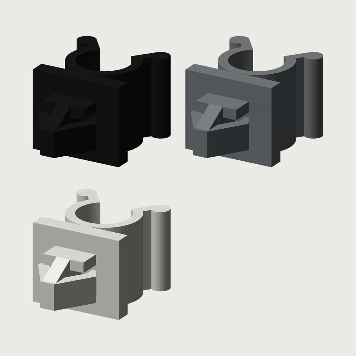 Nissan Bonnet Rod Clips (Pack of 4), image 5 of 5