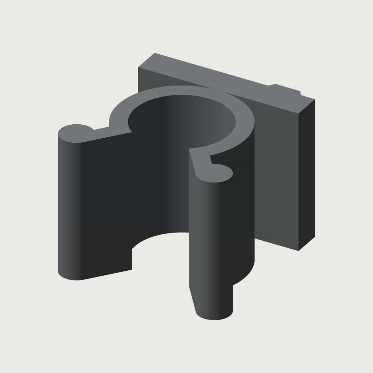 Nissan Bonnet Rod Clips (Pack of 4), image 2 of 5