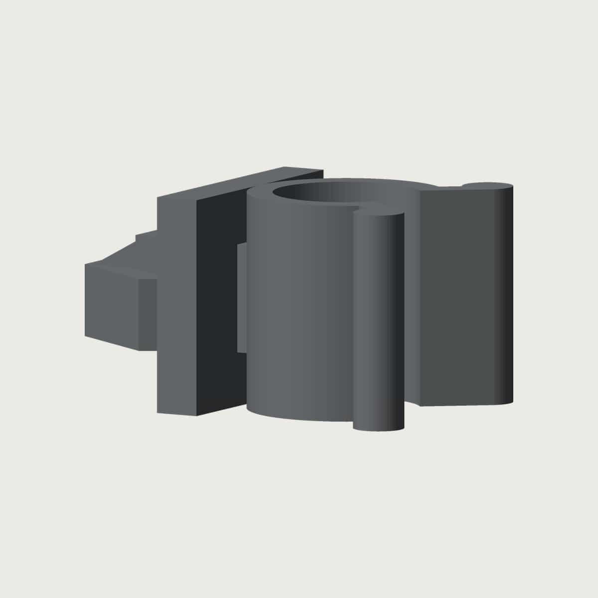 Nissan Bonnet Rod Clips (Pack of 4), image 3 of 5