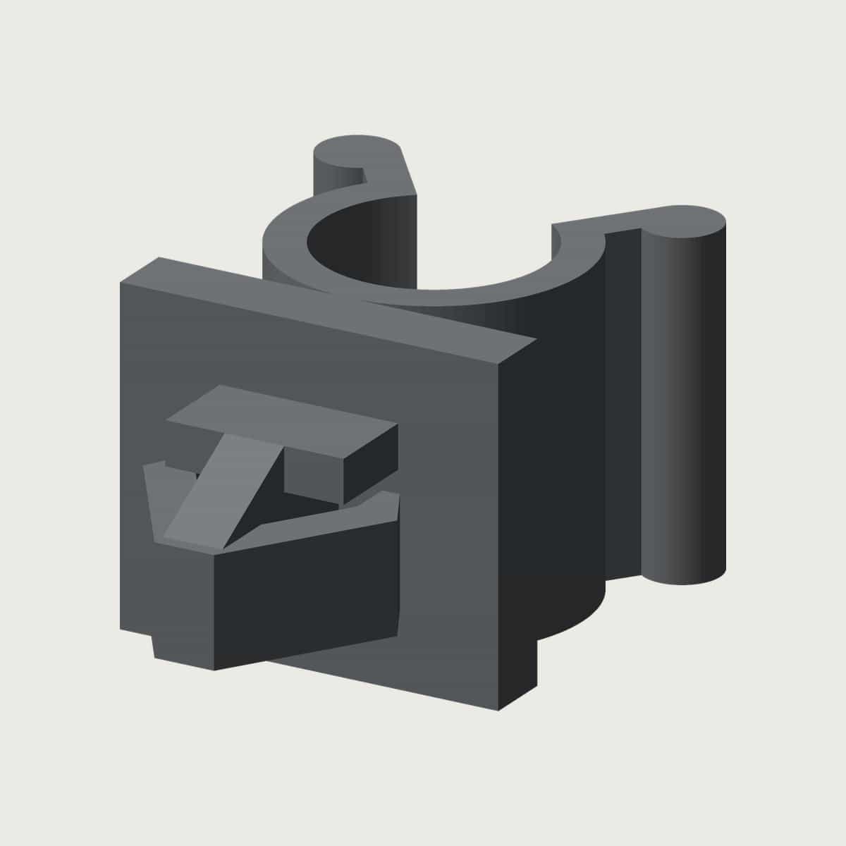 Nissan Bonnet Rod Clips (Pack of 4), image 1 of 5