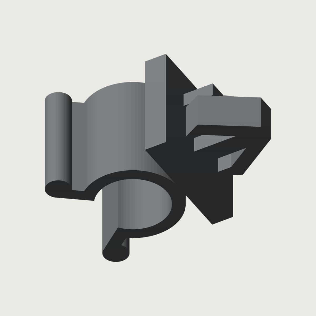 Nissan Bonnet Rod Clips (Pack of 4), image 4 of 5