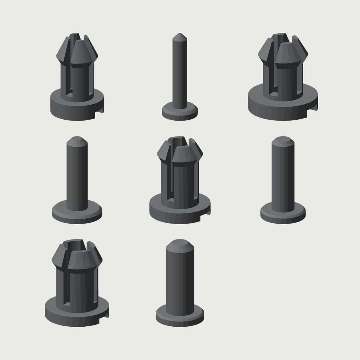 Push Pin Trim Clips (Pack of 10), image 6 of 6