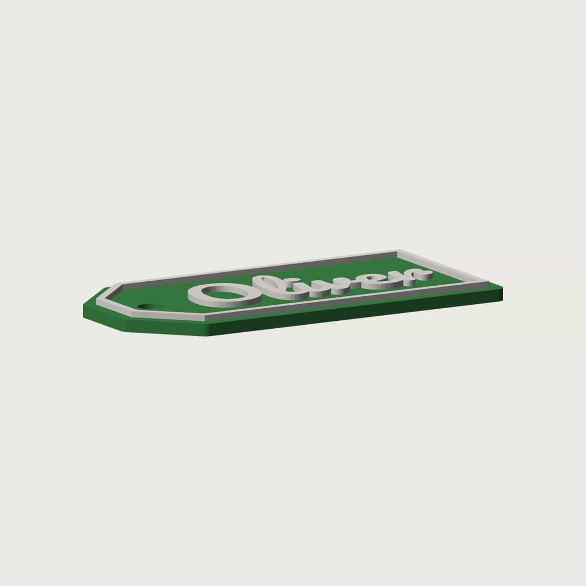 Personalised Stocking Name Tag, image 3 of 4