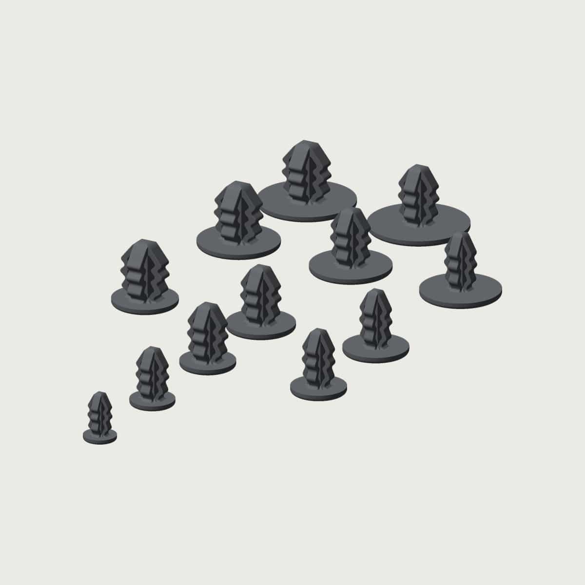 Universal Trim Clip Assortment (TPU), image 1 of 4