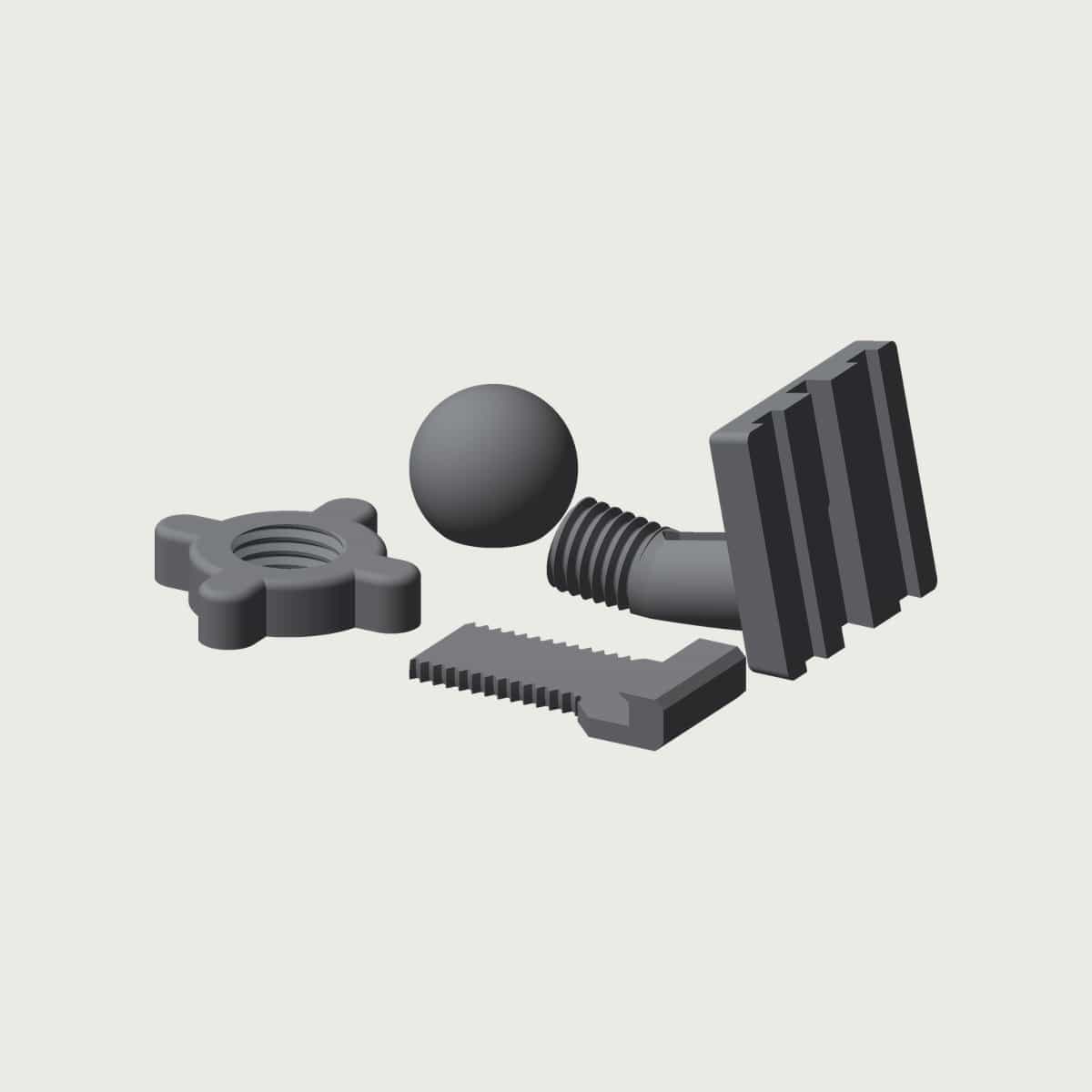 Vent Phone Holder Adapter (17mm Ball)