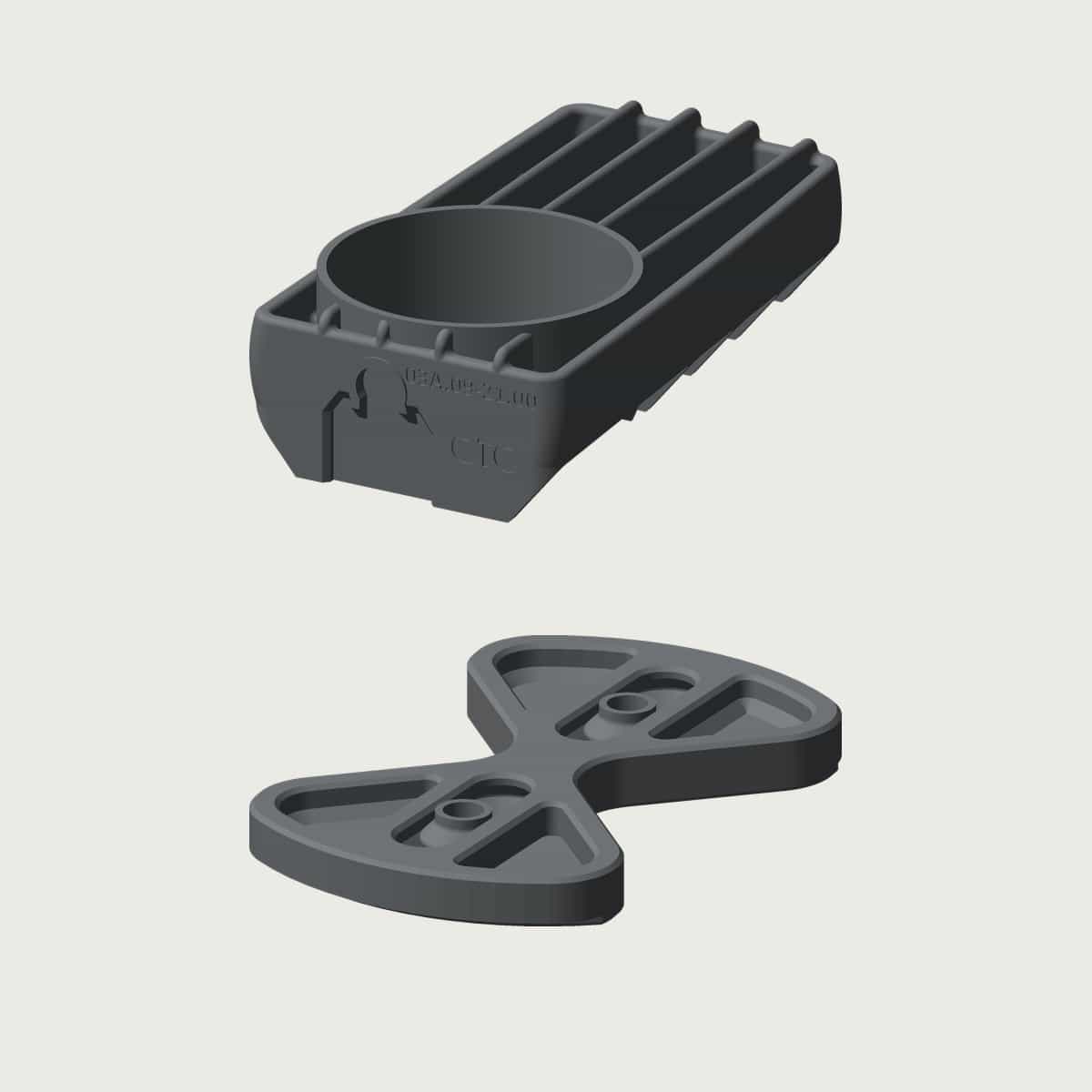 VW Golf Mk3 Centre Vent 52mm Gauge Pod, image 6 of 6
