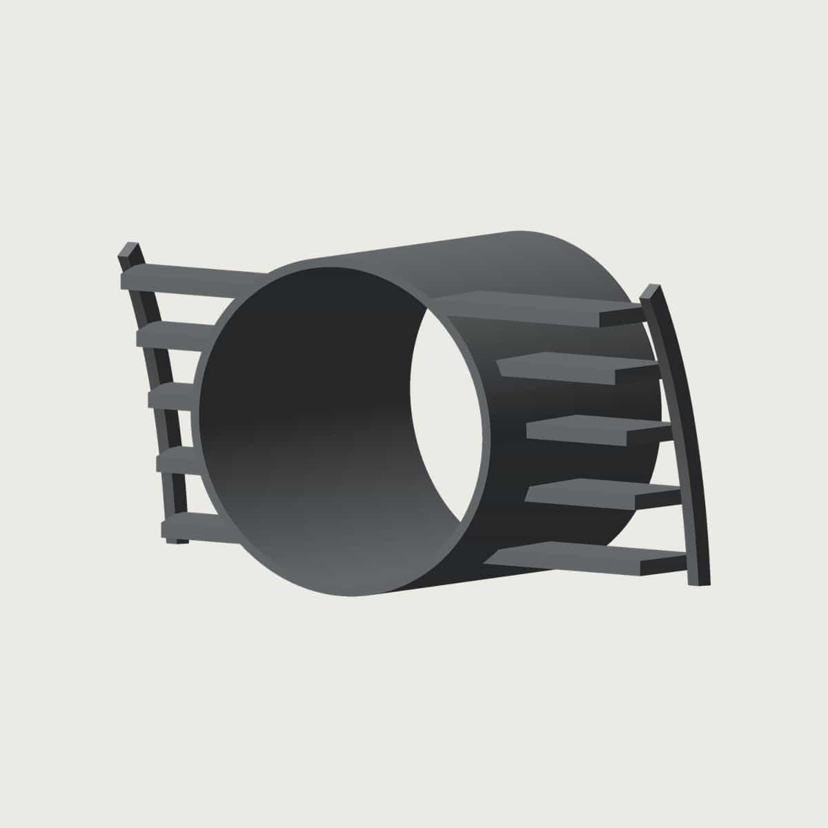 VW Golf Mk5 GTI Vent 52mm Gauge Pod, image 3 of 5