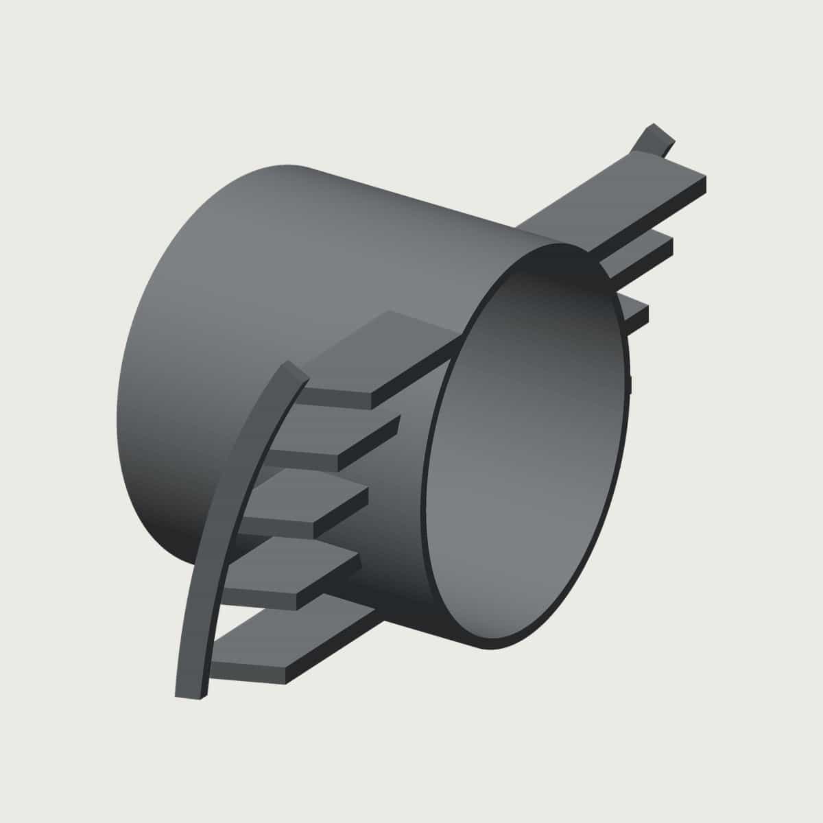VW Golf Mk5 GTI Vent 52mm Gauge Pod, image 1 of 5