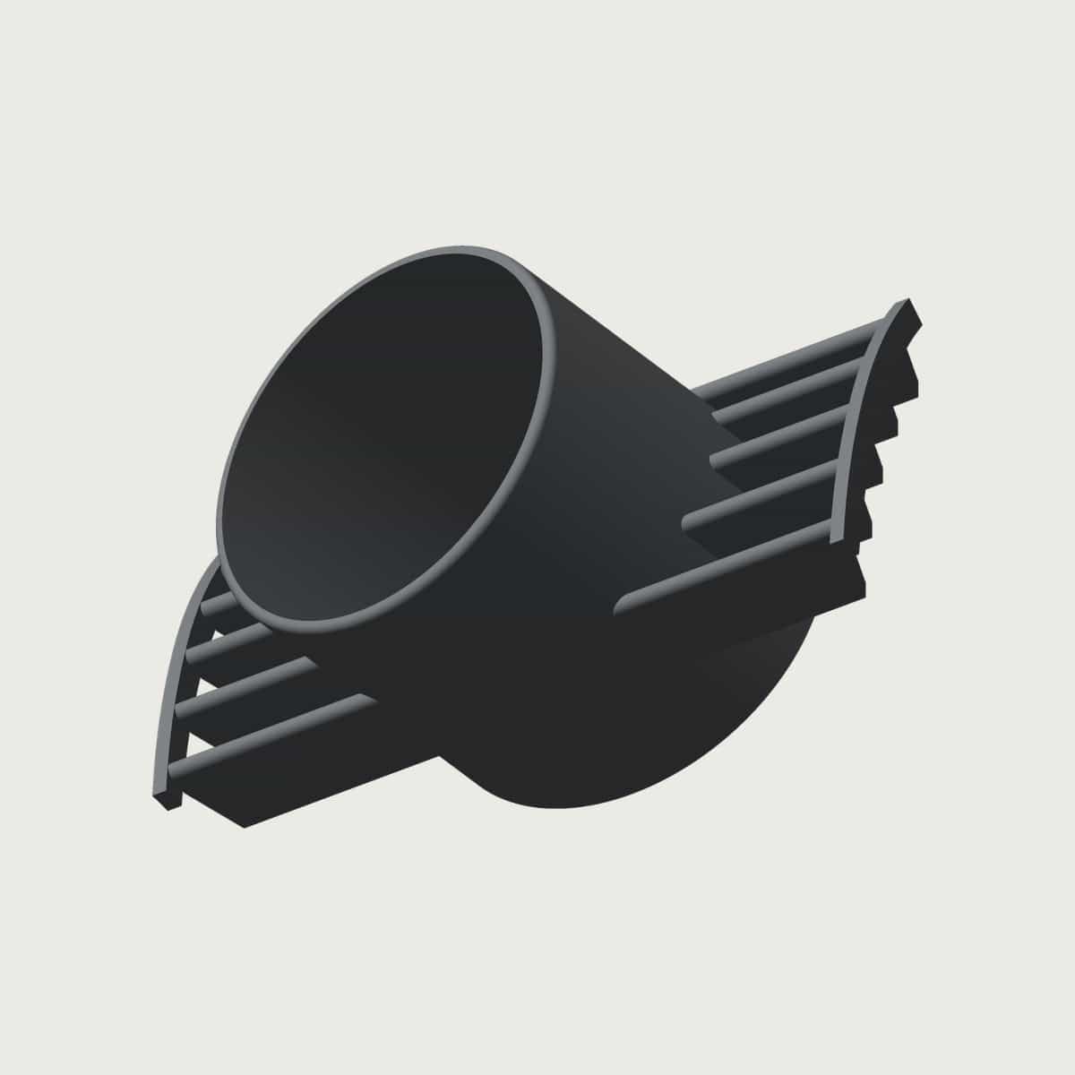 VW Golf Mk5 GTI Vent 52mm Gauge Pod, image 4 of 5
