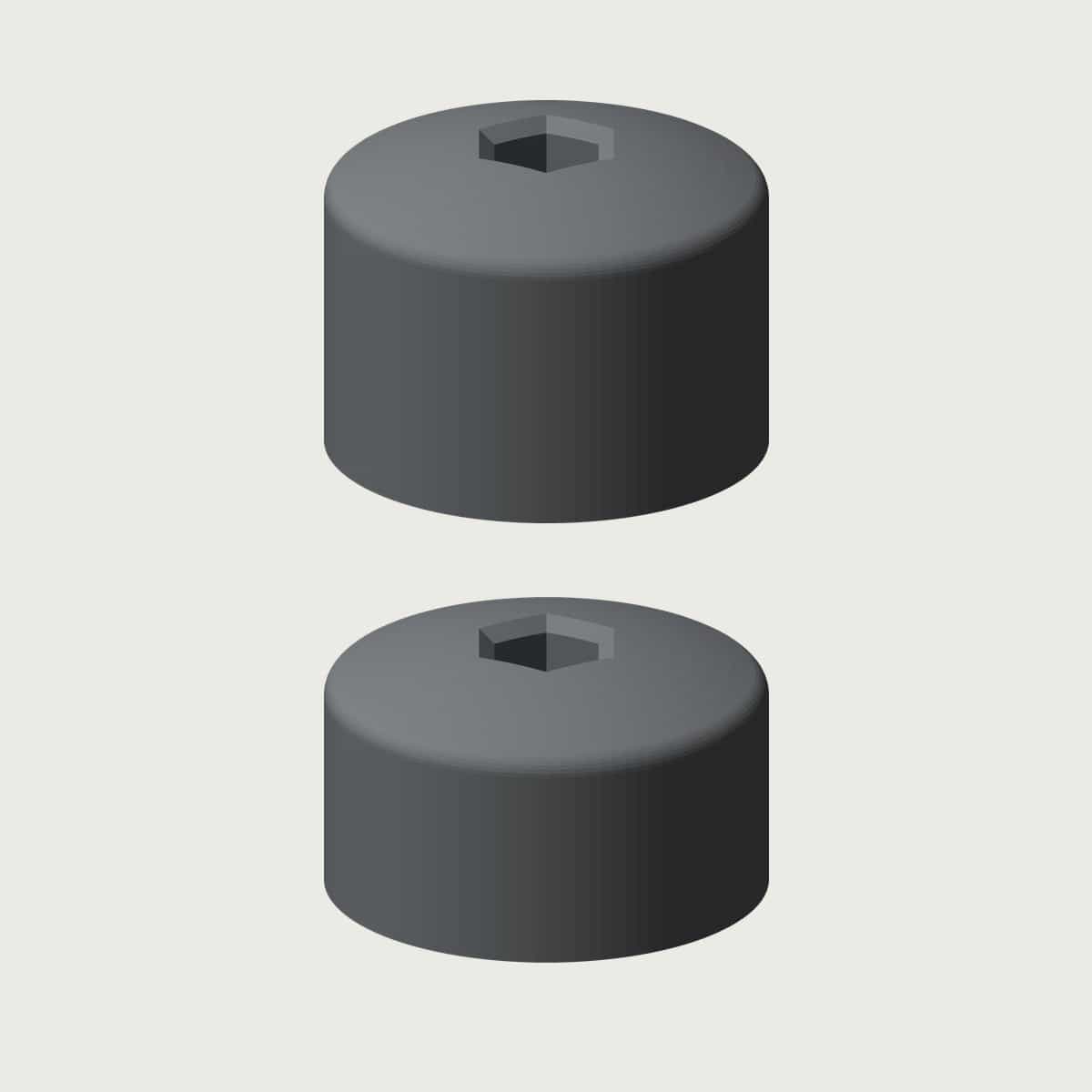 VW Wheel Bolt Caps (Set of 4), image 11 of 11